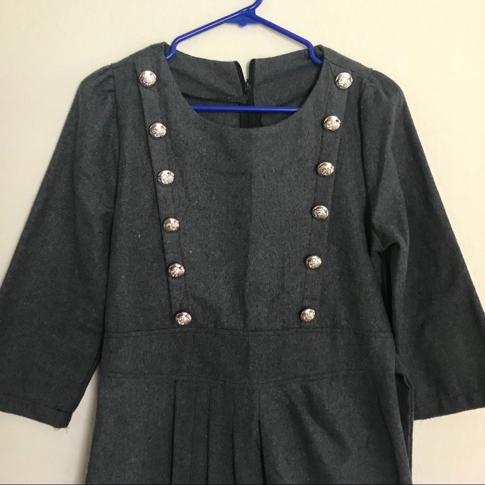Gray Vintage Dress